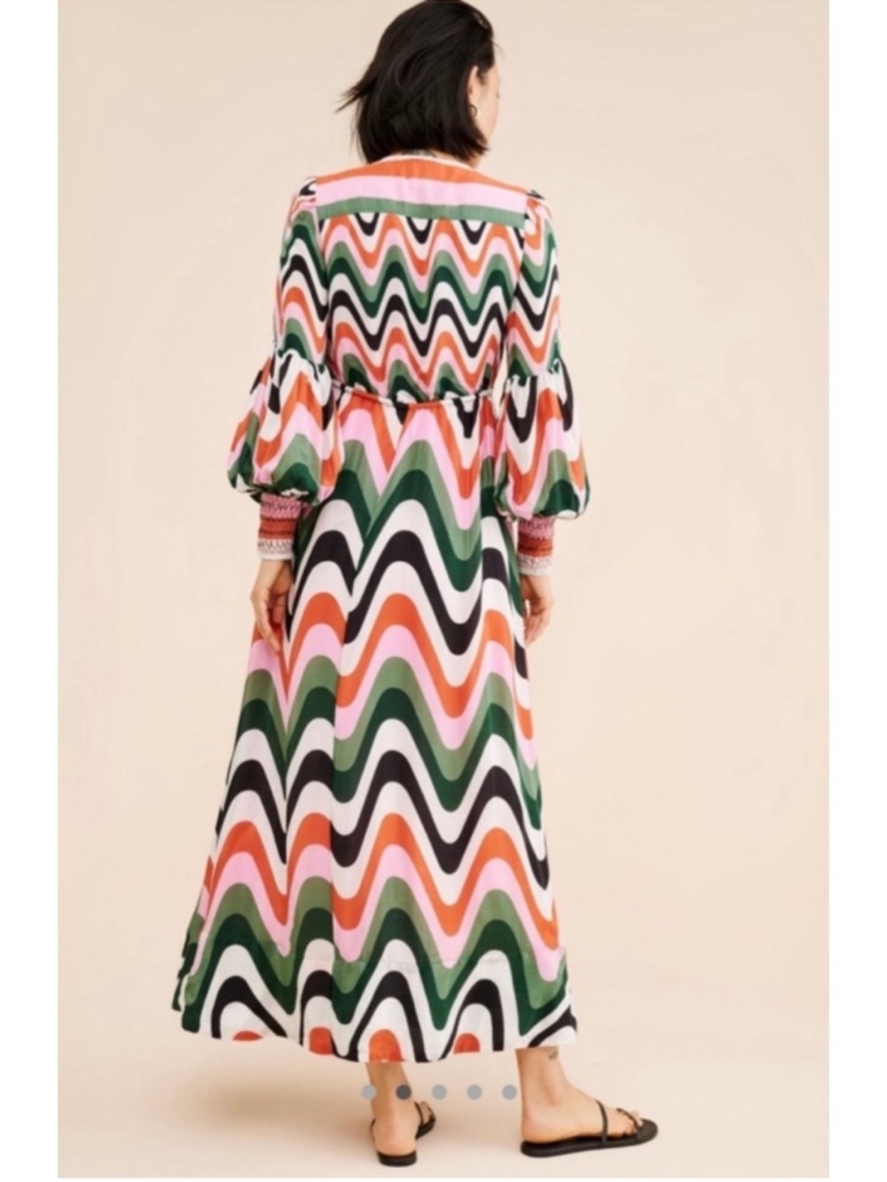 FARM Rio Wave Gradient Maxi Dress- size XS - Picture 2 of 5